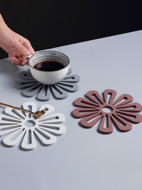 Laser Cut Nordic Coffee Coasters Free Vector Download - 3axis.co - 3D model önizlemesi