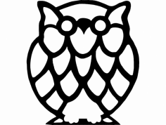 Buho Owl dxf File