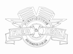 Fire And Iron dxf File