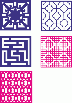 Endless Abstract Patterns Free Vector