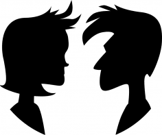 Couple Silhouette Free Vector