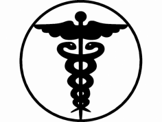 Nurse Emblem dxf File