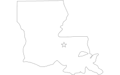 Louisiana dxf File