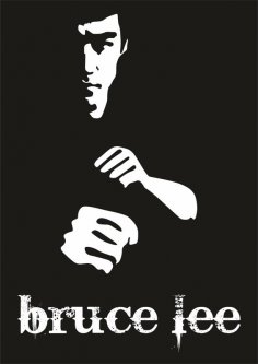 Bruce Lee Poster Vector Free Vector