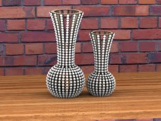 ArtCAM CNC Router Vectors 2D DXF Files Vase Decoration Woodworking DXF File