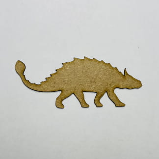 Laser Cut Wooden Ankylosaurus Cutout Wood Ankylosaurus Shape Free Vector
