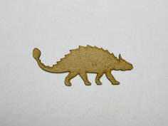 Laser Cut Wooden Ankylosaurus Cutout Wood Ankylosaurus Shape Free Vector