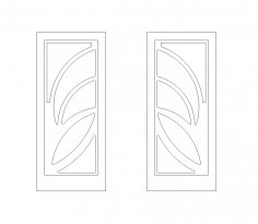 Door Pair DXF File