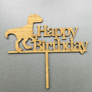 Laser Cut Dinosaur Cake Topper Birthday Cake Decorations Free Vector