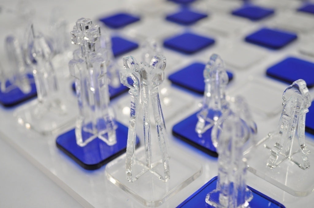 Laser Cut Acrylic Chess Set SVG File
