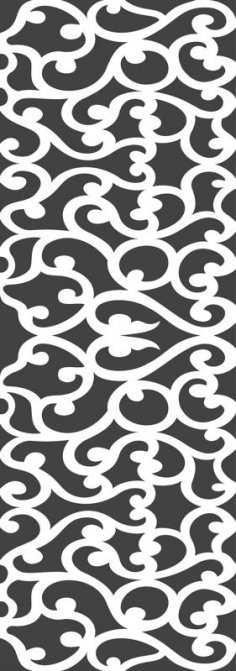 Wood carving cutout pattern Free Vector