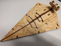 Laser Cut Star Destroyer with Texture