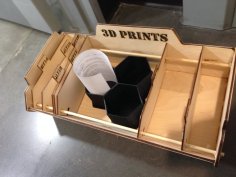 Laser Cut 3D Print Box w/ Sliding Dividers