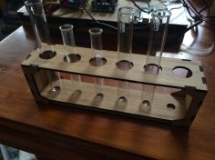 Laser Cut Test Tube Rack