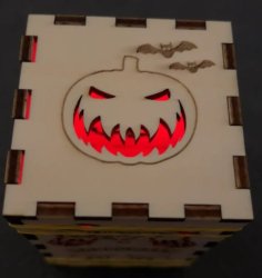 Laser Cut Halloween Lantern