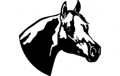 Horse Clip dxf File