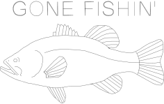 Bass gone fish in final dxf File