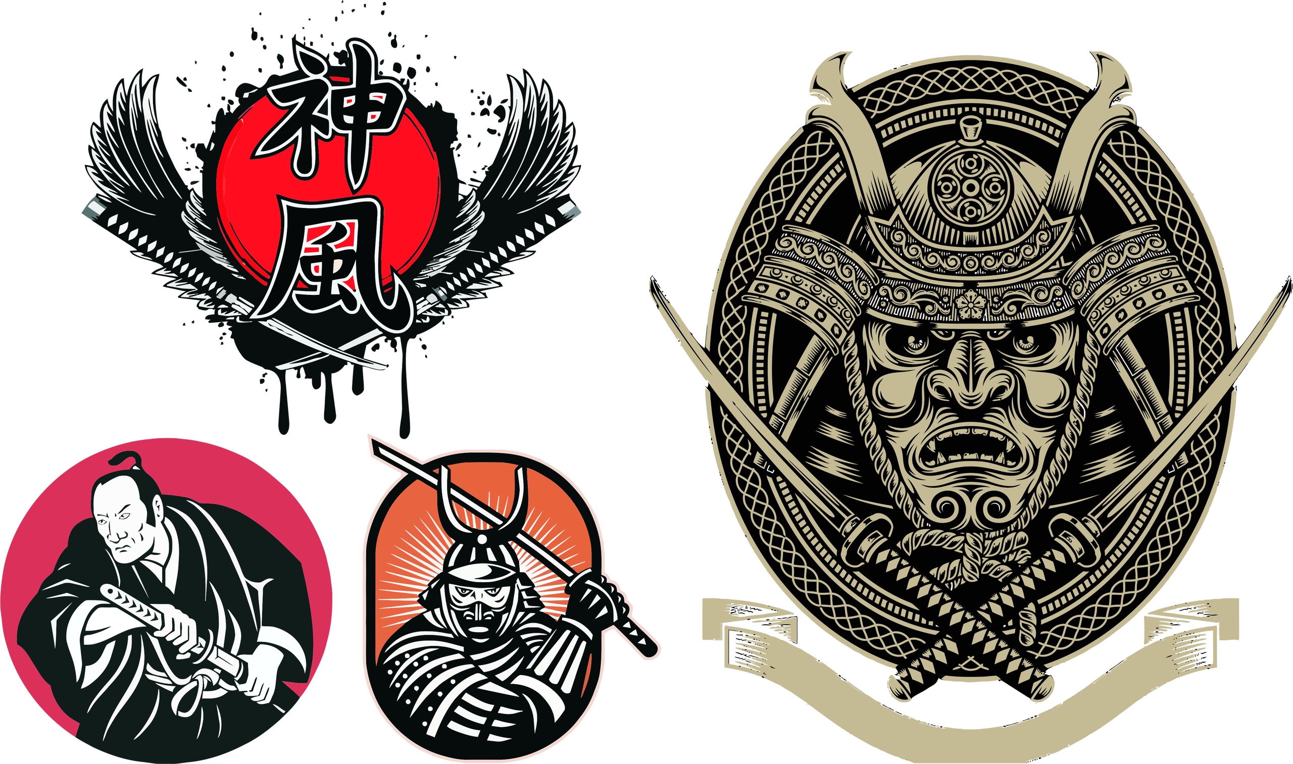 Japan Samurai Free Vector Cdr Download 3axis Co