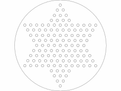 Chinesecheckers dxf File
