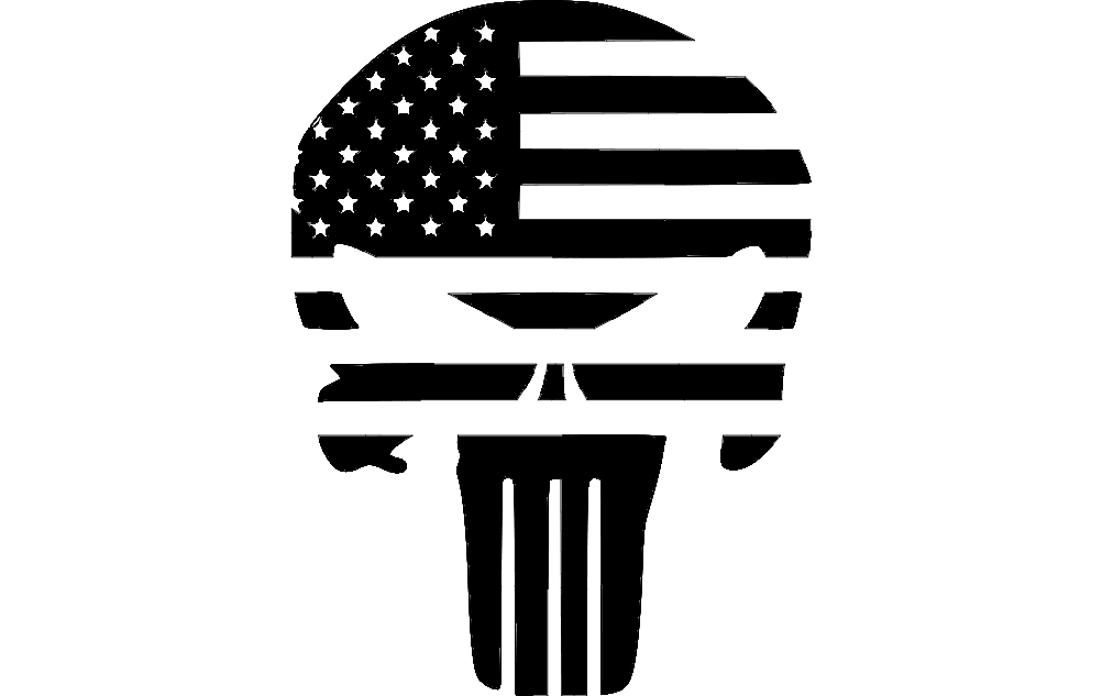 Free Free American Flag Punisher Svg 798 SVG PNG EPS DXF File