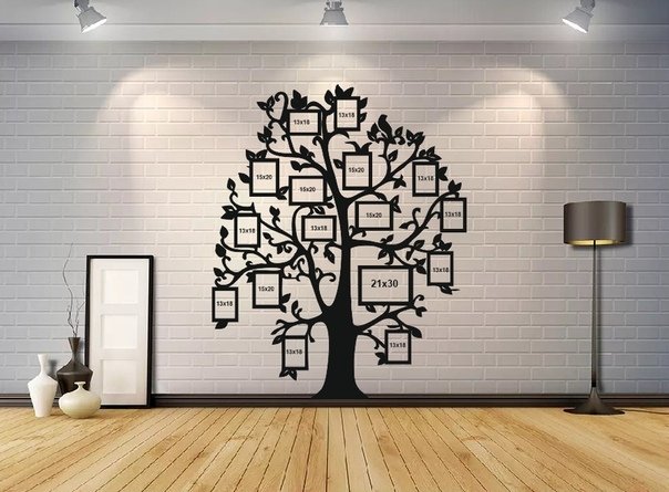 Laser Cut Family Tree Photo Frame Free Vector Download - 3axis.co