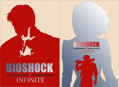 Bioshock Infinite Elizabeth Poster Vector Free Vector
