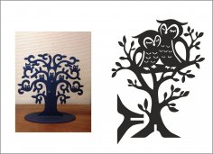 Owl Jewellery Tree – Hanger Free Vector
