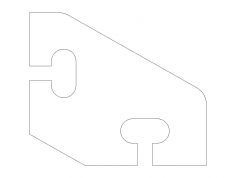 diagonal-brace-47×37.5 dxf File