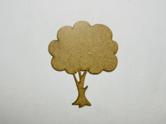 Laser Cut Apple Tree Unfinished Wood Cutout Shape Free Vector