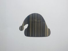 Laser Cut Santa Hat Wood Blank Cutout Free Vector