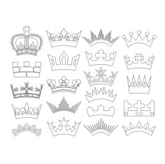 Crown Set DXF File