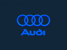 Audi Logo stl file