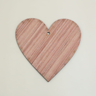 Wood Heart Ornament Hanging Hearts Unfinished Blank Laser Cut Free Vector