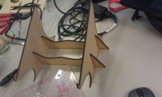 Laser Cut Stable Laptop Stand 4mm SVG File