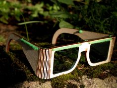 Laser Cut Decor Plywood Glasses Free Vector