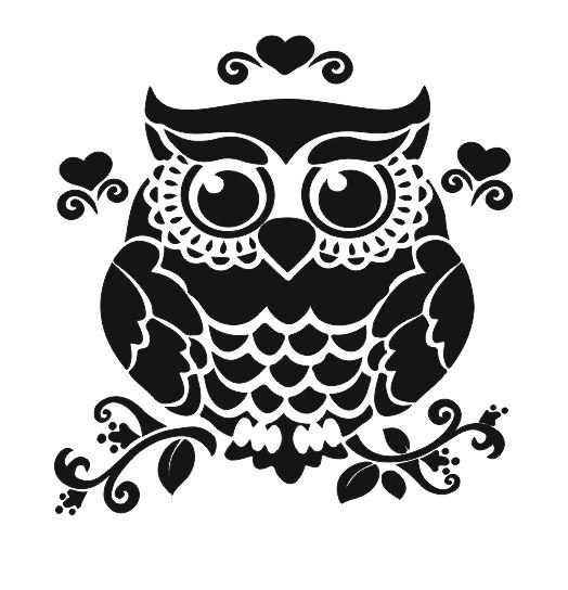 Download Owl On Branch Silhouette Free Vector cdr Download - 3axis.co