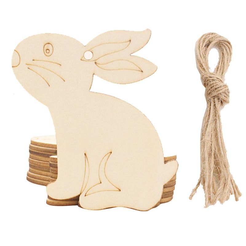 Laser Cut Easter Bunny Festival Wood Ornament Free Vector Download - 3axis.co - 3D model önizlemesi