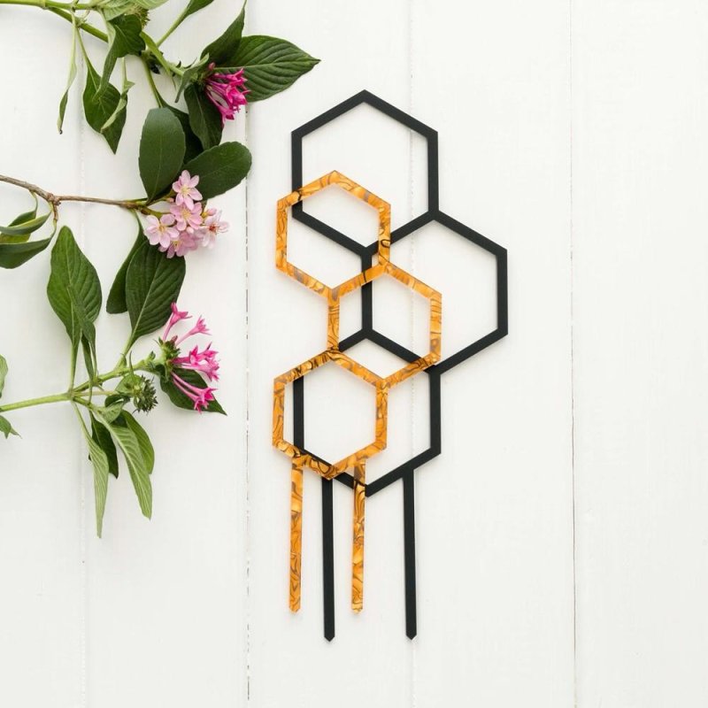 Laser Cut Indoor Plant Trellis Plant Support Stake Free Vector Download - 3axis.co - 3D model önizlemesi