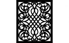Scroll Saw Vector Pattern dxf File