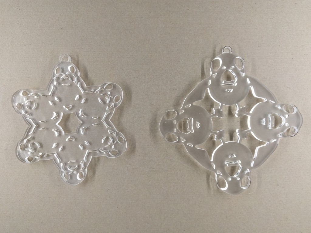 Laser Cut Star Wars Porg Snowflake Christmas Holiday Decor Free Vector