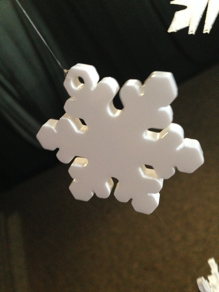 Laser Cut Snowflake Ornaments SVG File