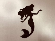 Laser Cut Mermaid Wall Decor Free Vector