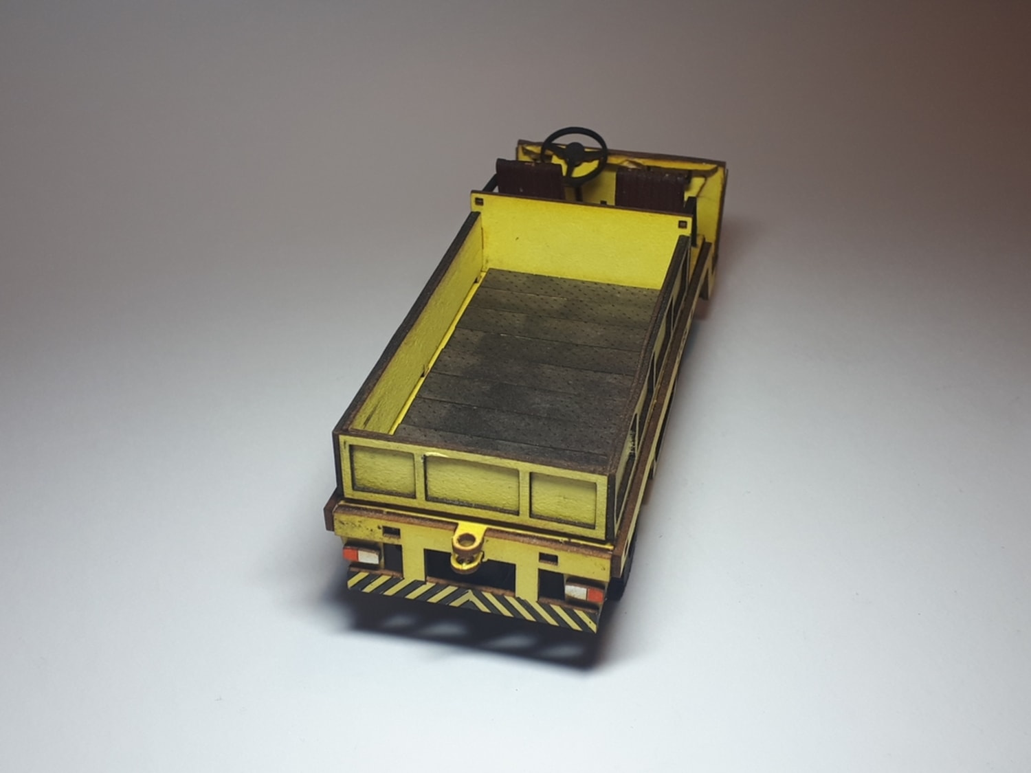 Laser Cut Cardboard Truck 3D Puzzle DXF File