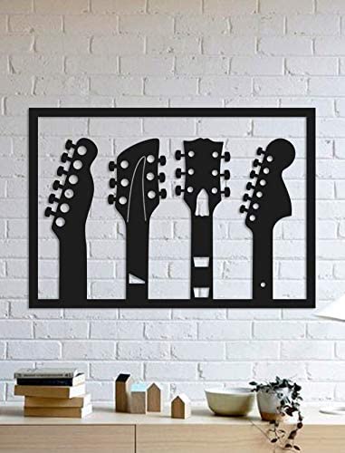 Laser Cut Music Guitars Wall Art Gift For Musician Free Vector