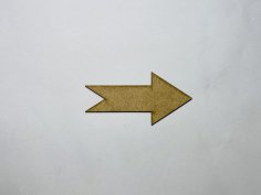 Laser Cut Arrow Wood Cutout Shape Blank Free Vector