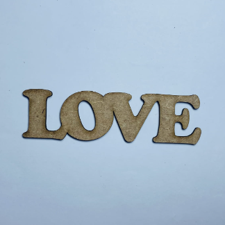 Laser Cut Wood Love Cutout For Crafts Free Vector
