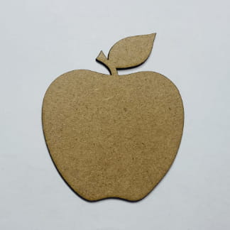 Laser Cut Apple Wooden Cutout Unfinished Craft Free Vector