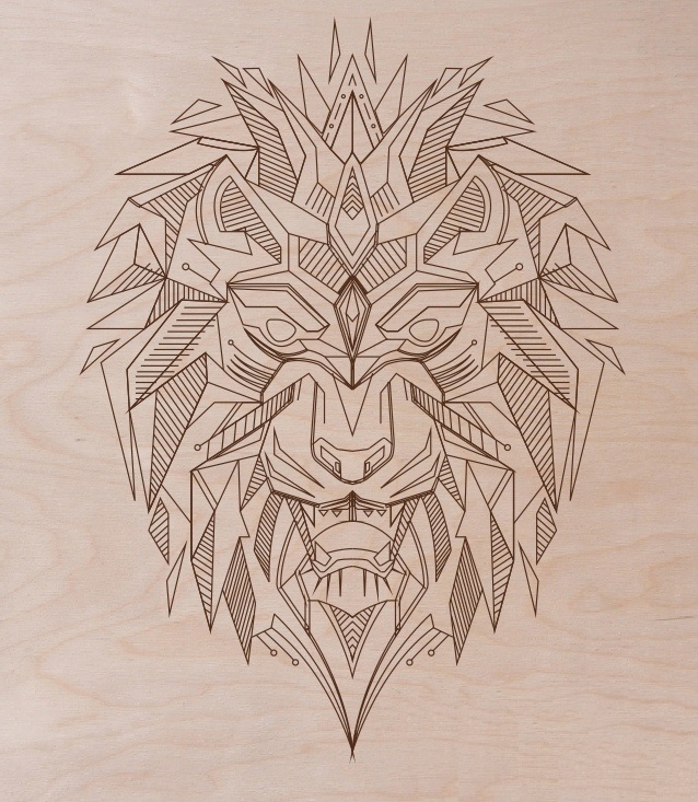 Laser Cut Engraving Lion Template Free Vector Cdr Download 3axis Co