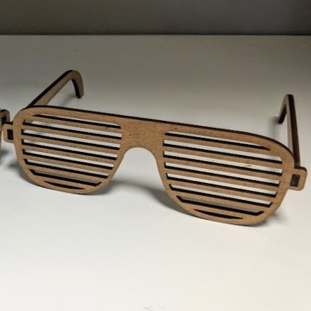 Laser Cut Shutter Shades Free Vector cdr Download - 3axis.co - 3D model önizlemesi