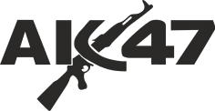 AK 47 guns Wall Art Sticker Vector Free Vector